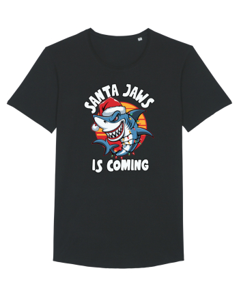 Santa Jaws Is Coming Black