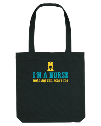 I`M A NURSE, NOTHING CAN SCARE ME - SUNT ASISTENTA, NIMIC NU MA SPERIE Black