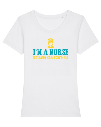 I`M A NURSE, NOTHING CAN SCARE ME - SUNT ASISTENTA, NIMIC NU MA SPERIE White