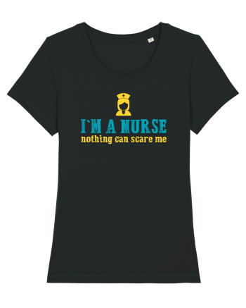 I`M A NURSE, NOTHING CAN SCARE ME - SUNT ASISTENTA, NIMIC NU MA SPERIE Black