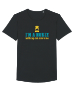 I`M A NURSE, NOTHING CAN SCARE ME - SUNT ASISTENTA, NIMIC NU MA SPERIE Tricou mânecă scurtă guler larg Bărbat Skater