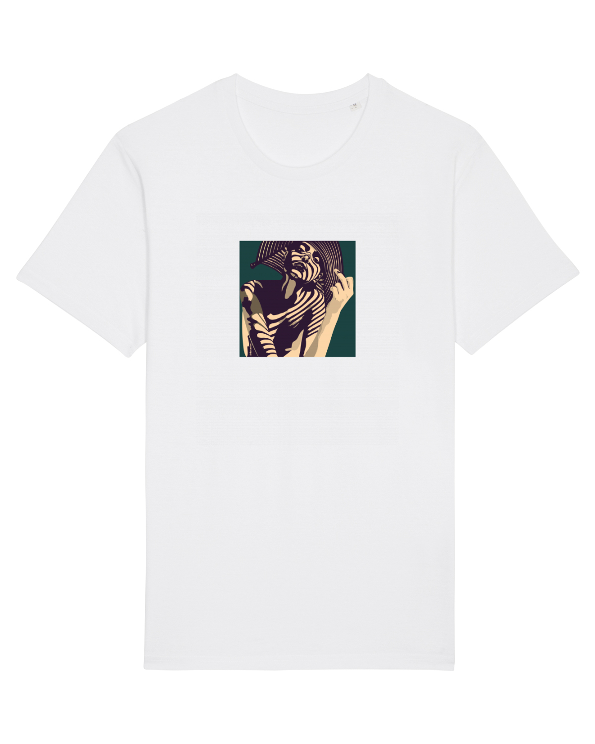 Tricou mânecă scurtă Unisex Rocker White