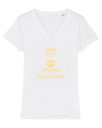 SSSTTT!  LINISTE, CITESC PRINTRE RANDURI White