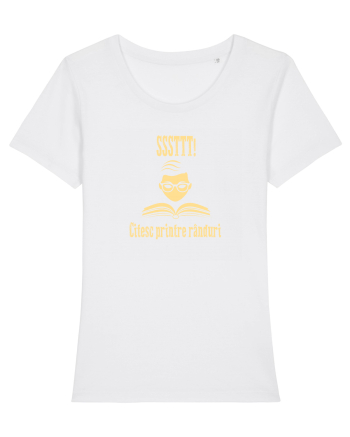 SSSTTT!  LINISTE, CITESC PRINTRE RANDURI White