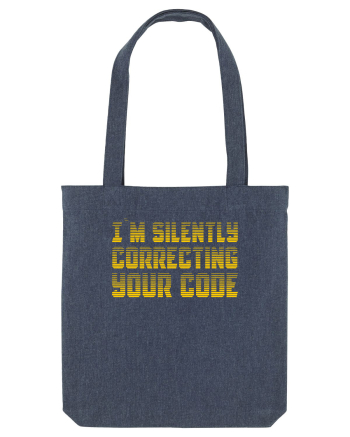 I`M SILENTLY CORRECTING YOUR CODE Midnight Blue