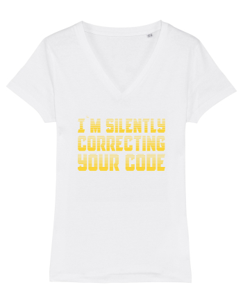 I`M SILENTLY CORRECTING YOUR CODE White