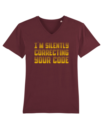 I`M SILENTLY CORRECTING YOUR CODE Burgundy
