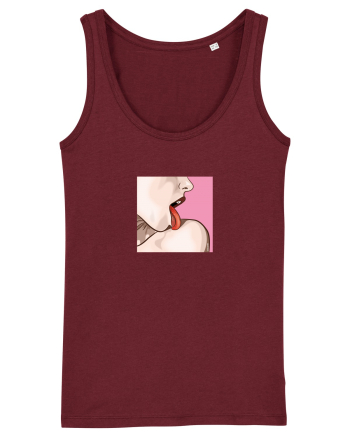 Taste her shoulder Burgundy