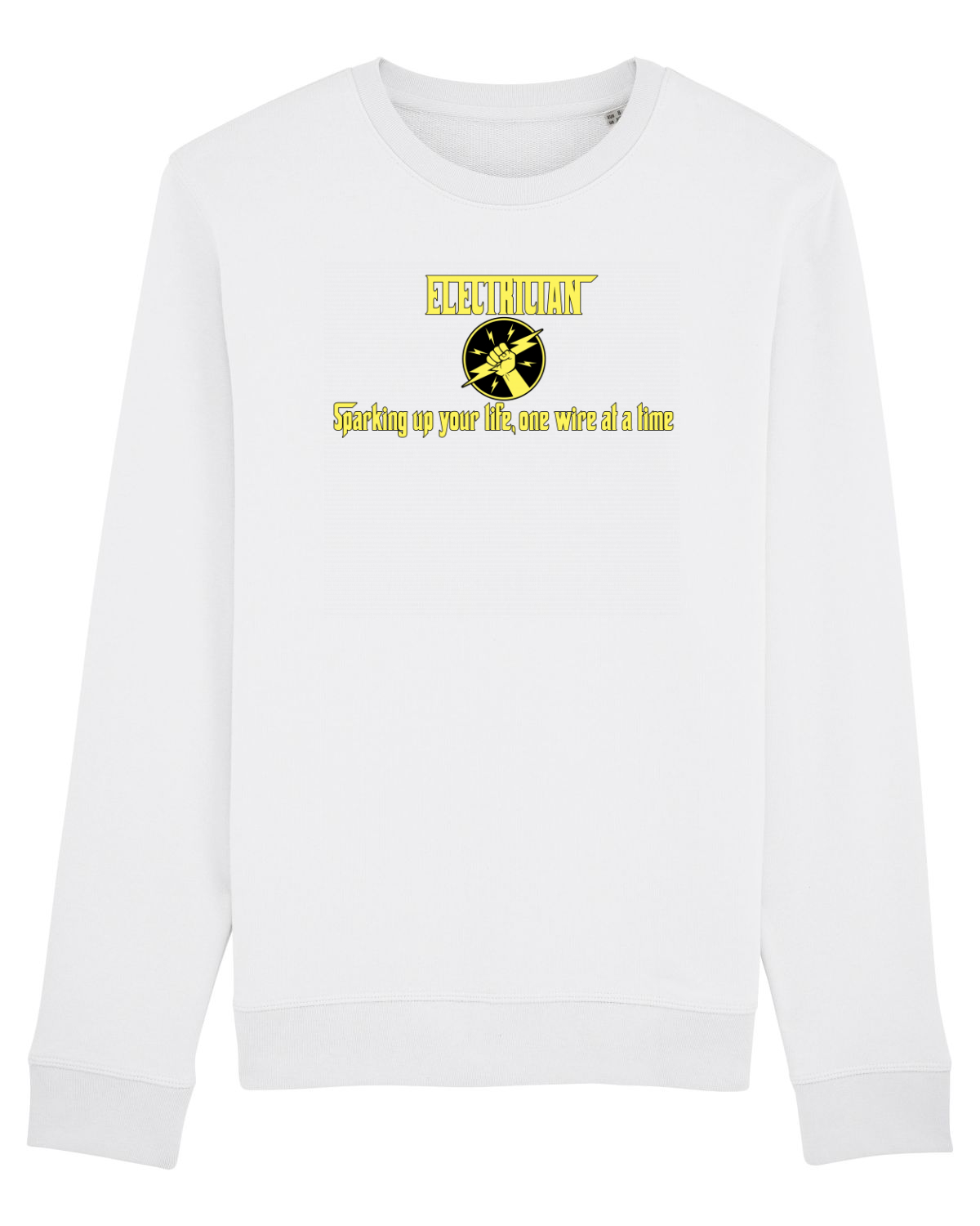 Bluză mânecă lungă Unisex Rise White