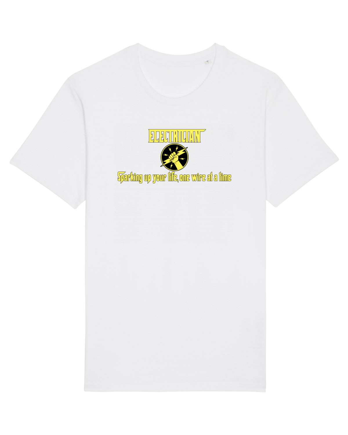 Tricou mânecă scurtă Unisex Rocker White
