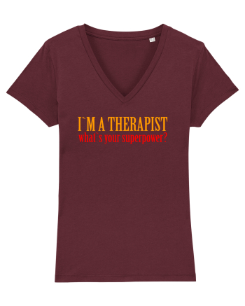 I `M A THERAPIST, WHAT`S YOUR SUPERPOWER? Burgundy