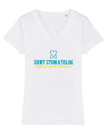SUNT STOMATOLOG. CHIAR TE ROG SA CASTI GURA White