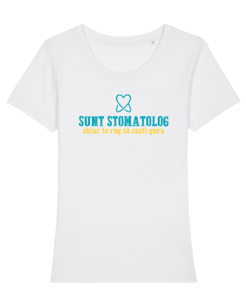 SUNT STOMATOLOG. CHIAR TE ROG SA CASTI GURA White
