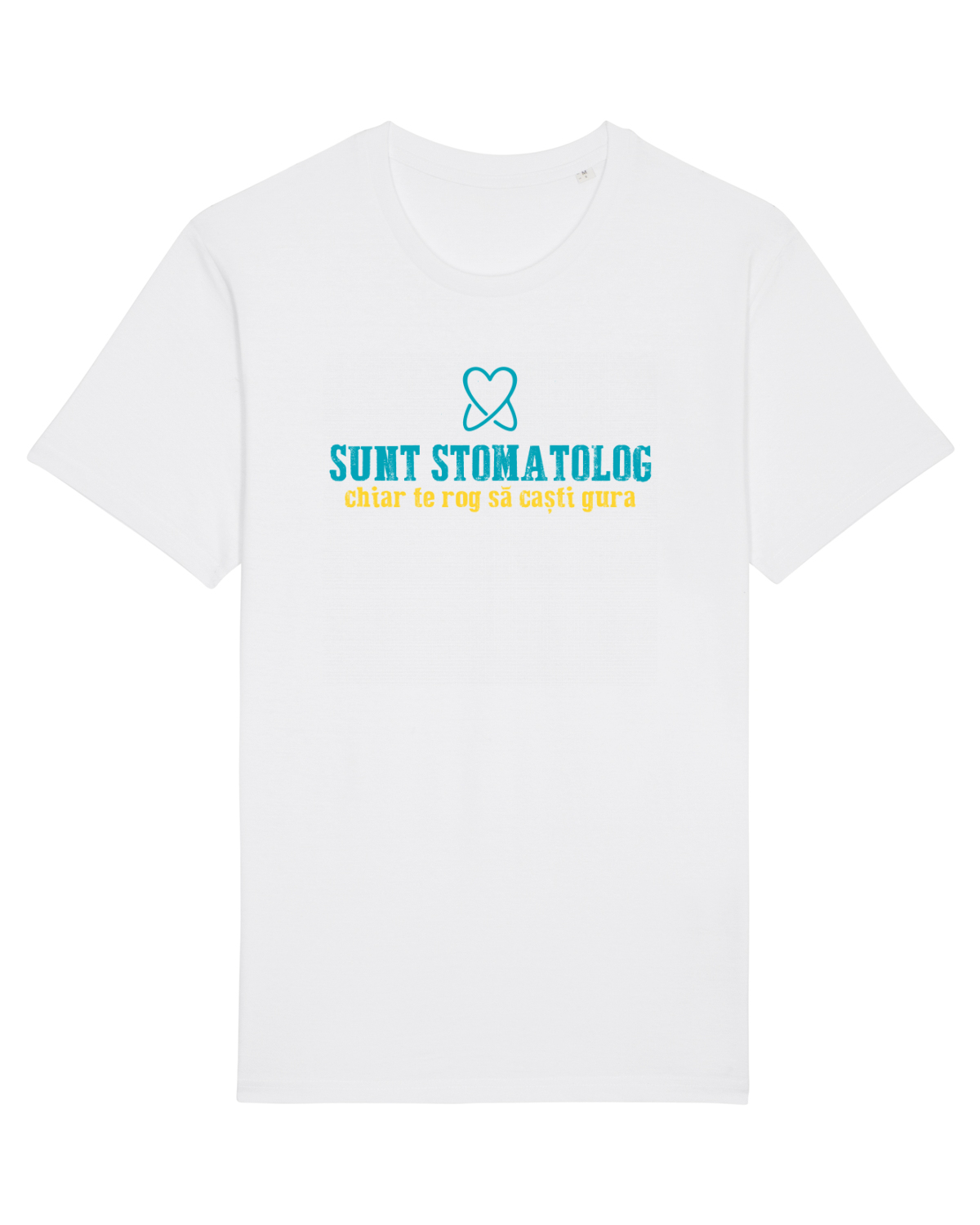 Tricou mânecă scurtă Unisex Rocker White