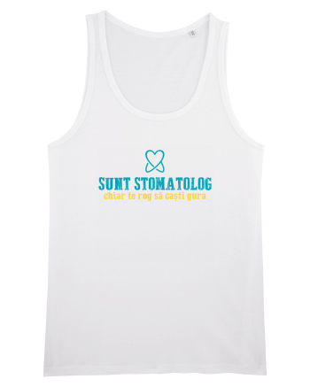 SUNT STOMATOLOG. CHIAR TE ROG SA CASTI GURA White
