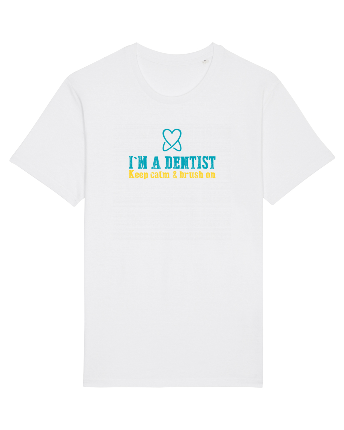 Tricou mânecă scurtă Unisex Rocker White