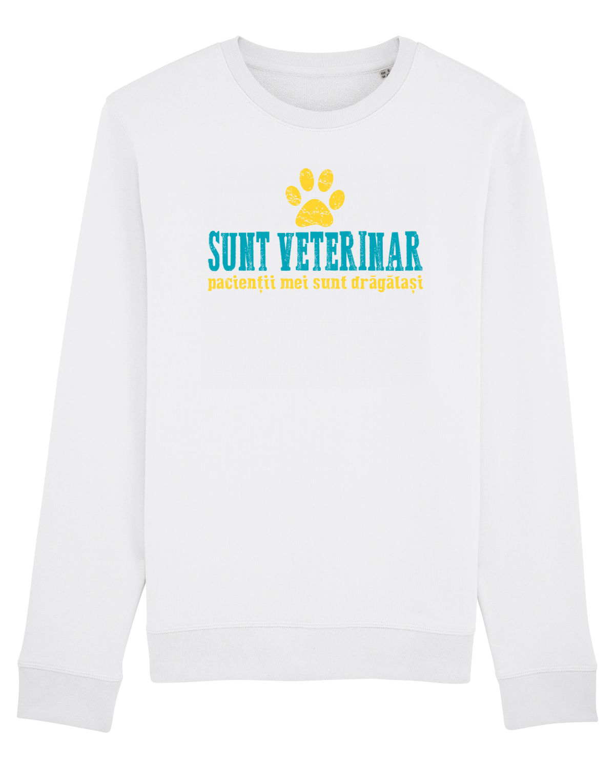Bluză mânecă lungă Unisex Rise White