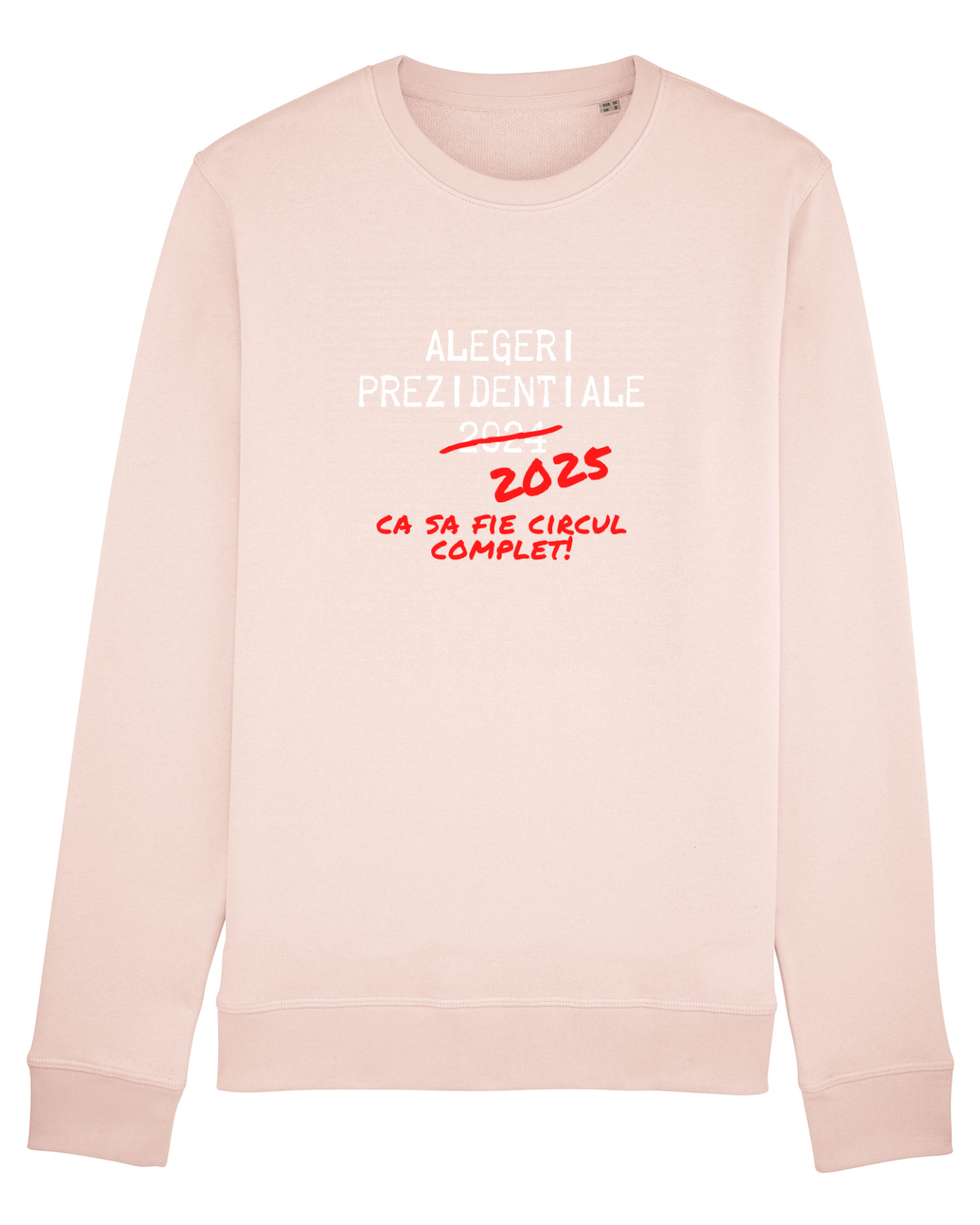 Bluză mânecă lungă Unisex Rise Candy Pink