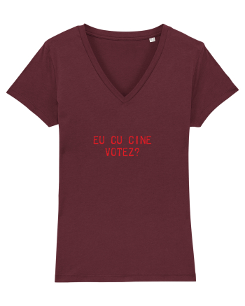 Eu cu cine votez? Burgundy
