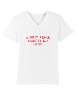 A murit PSD ul inaintea lui Iliescu Tricou mânecă scurtă guler V Bărbat Presenter