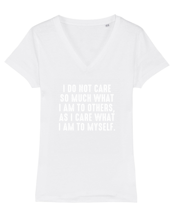 What I am to myself White
