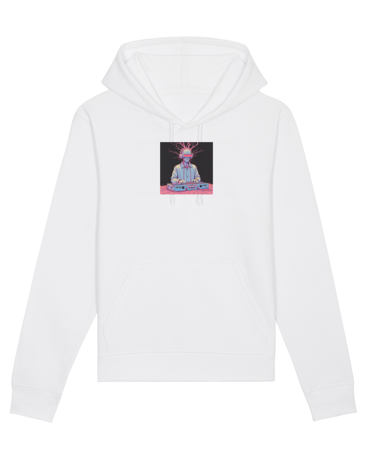 Hanorac Unisex Drummer White