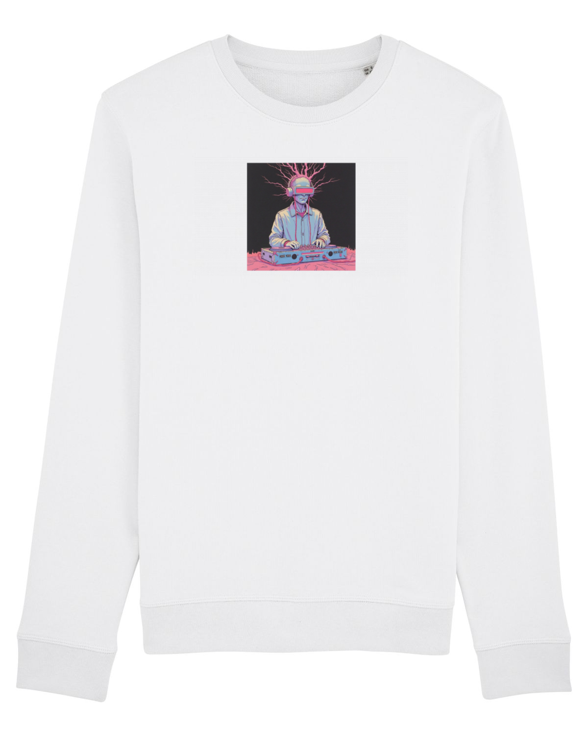 Bluză mânecă lungă Unisex Rise White