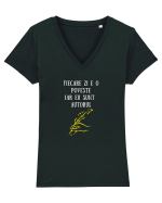 FIECARE ZI E O POVESTE Tricou mânecă scurtă guler V Damă Evoker