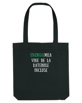 ENERGIA VINE DE LA BATERII Black