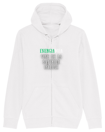 ENERGIA VINE DE LA BATERII White