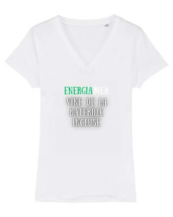 ENERGIA VINE DE LA BATERII White