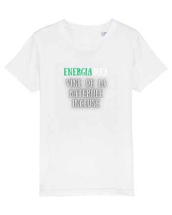 ENERGIA VINE DE LA BATERII White