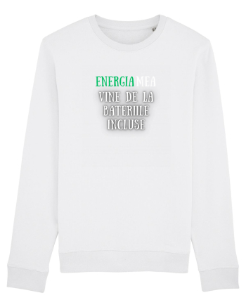 ENERGIA VINE DE LA BATERII White