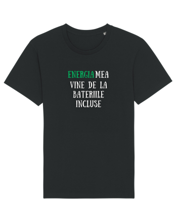ENERGIA VINE DE LA BATERII Black