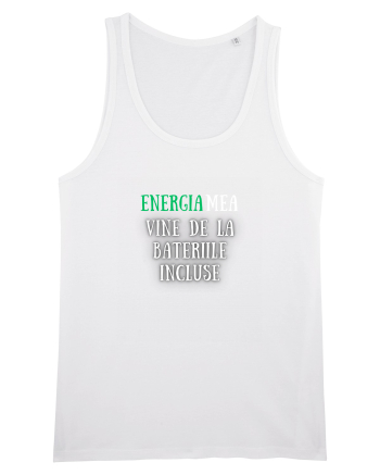 ENERGIA VINE DE LA BATERII White