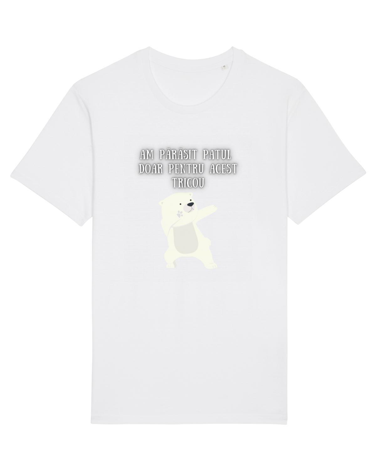 Tricou mânecă scurtă Unisex Rocker White