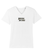 Berceni, bitches! Tricou mânecă scurtă guler V Bărbat Presenter
