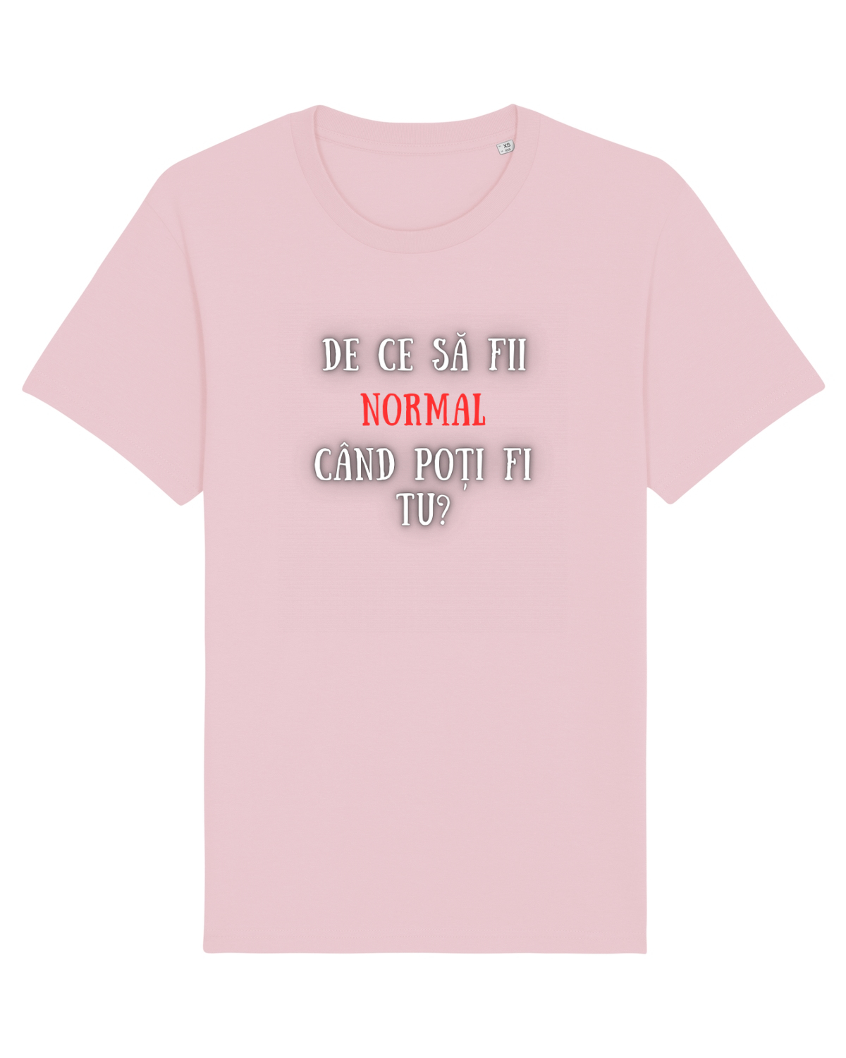 Tricou mânecă scurtă Unisex Rocker Cotton Pink