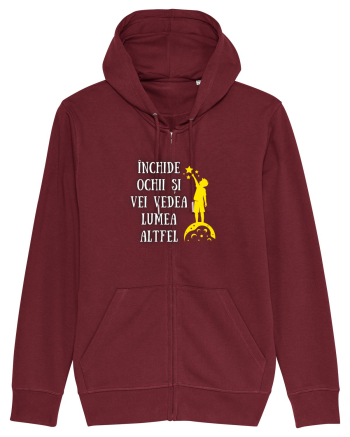 ÎNCHIDE OCHII CA SĂ VEZI LUMEA ALTFEL Burgundy