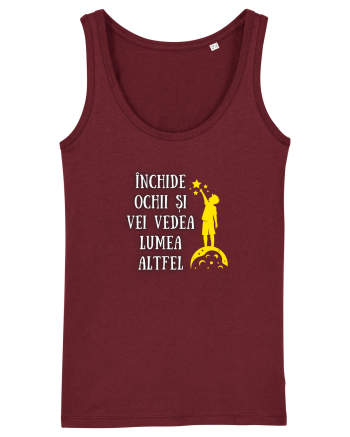 ÎNCHIDE OCHII CA SĂ VEZI LUMEA ALTFEL Burgundy