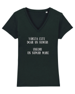 VÂRSTA ESTE DOAR UN NUMĂR Tricou mânecă scurtă guler V Damă Evoker