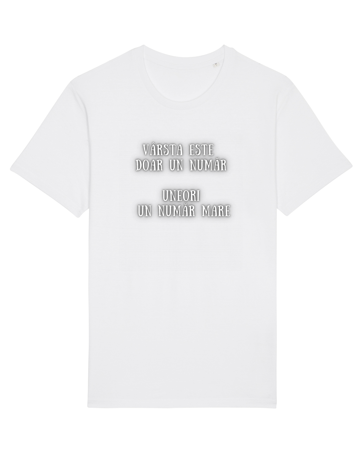 Tricou mânecă scurtă Unisex Rocker White