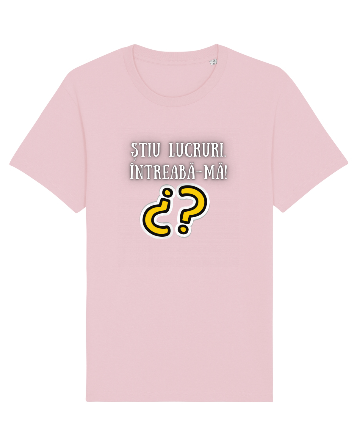 Tricou mânecă scurtă Unisex Rocker Cotton Pink