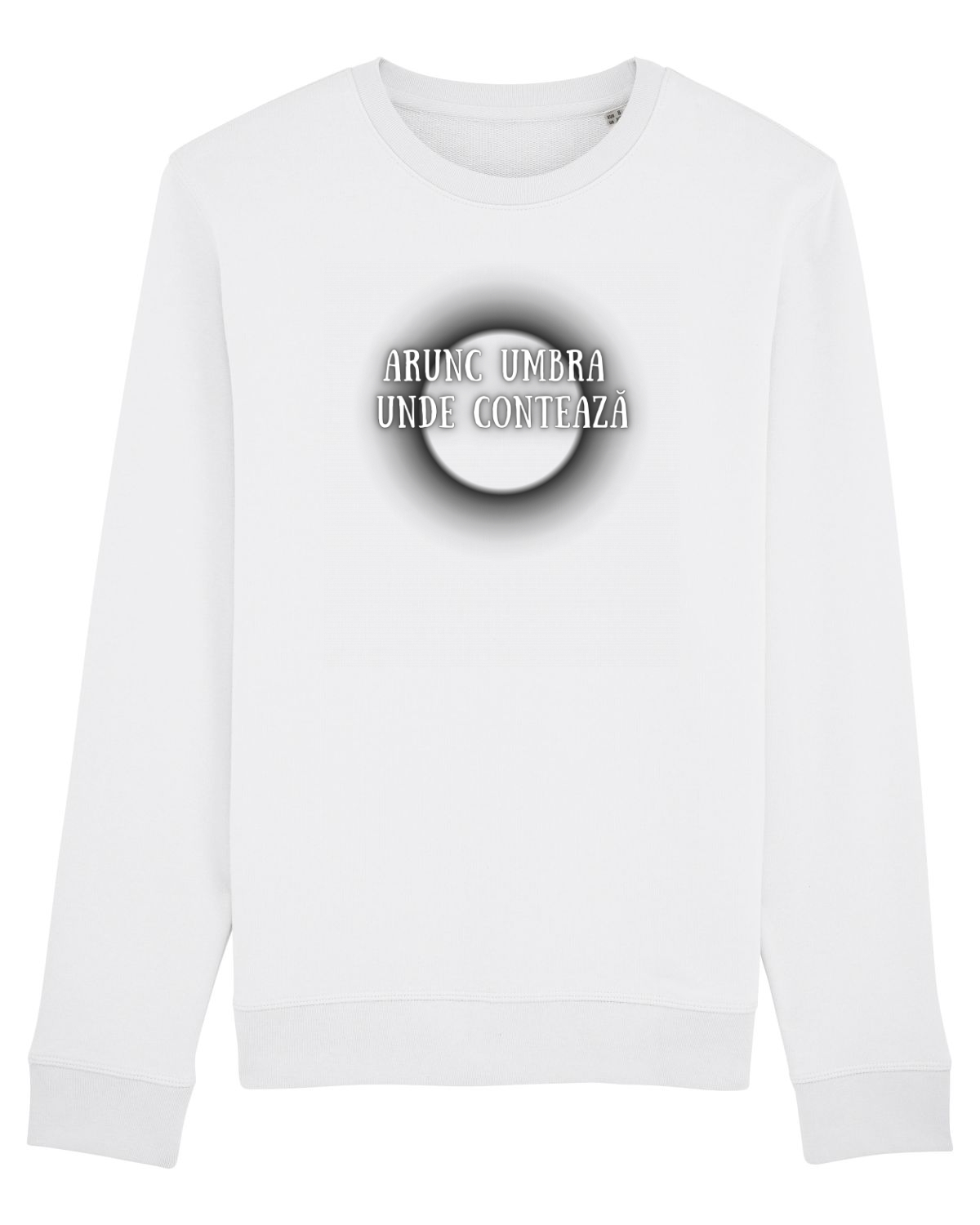 Bluză mânecă lungă Unisex Rise White