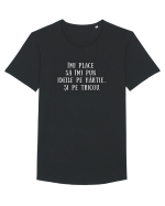 ÎMI PUN IDEILE PE HÂRTIE/TRICOU Tricou mânecă scurtă guler larg Bărbat Skater