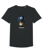 Craniu Captain Anarchy 2 Tricou mânecă scurtă guler larg Bărbat Skater