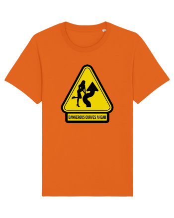 Dangerous curves ahead Bright Orange
