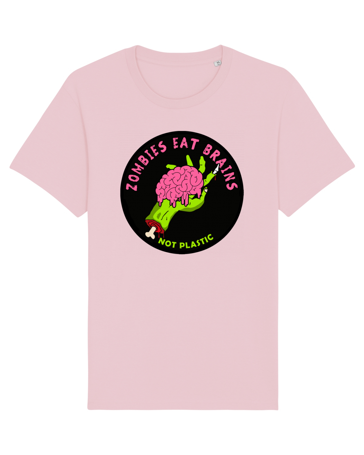 Tricou mânecă scurtă Unisex Rocker Cotton Pink
