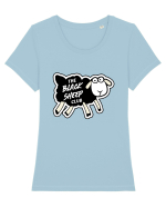 The Black Sheep Club Tricou mânecă scurtă guler larg fitted Damă Expresser