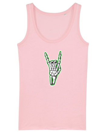 Rock skelet hand Cotton Pink
